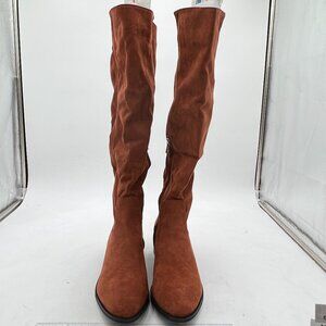 Elegant Brown Over the Knee Boots